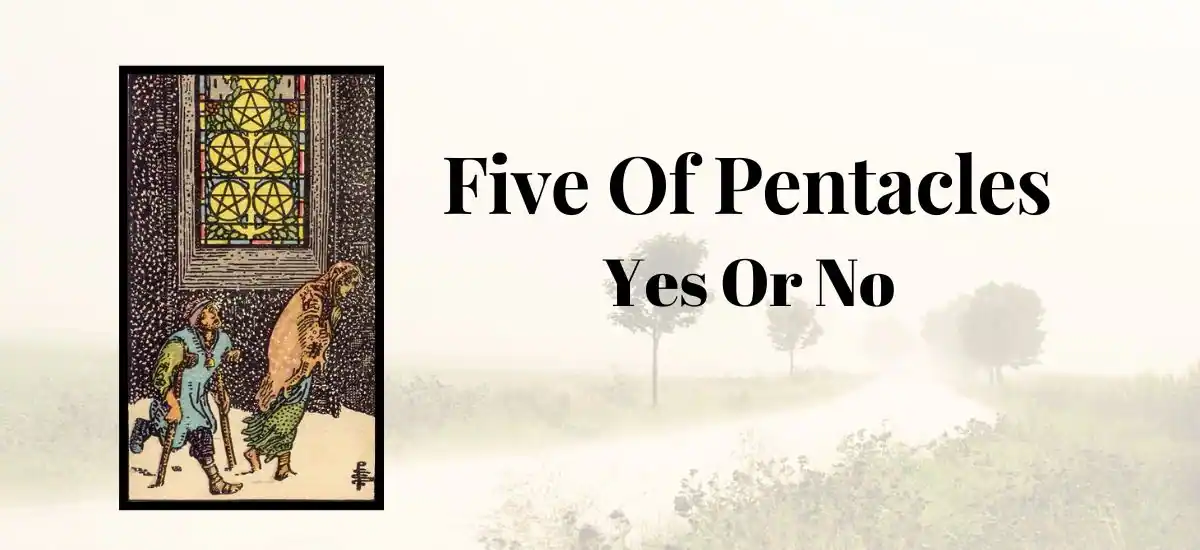 5 of pentacles yes or no
