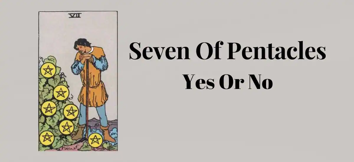 7 of pentacles yes or no