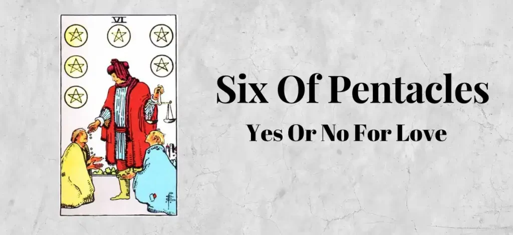 6 of pentacles yes or no