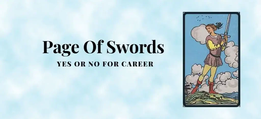 page of swords yes or no
