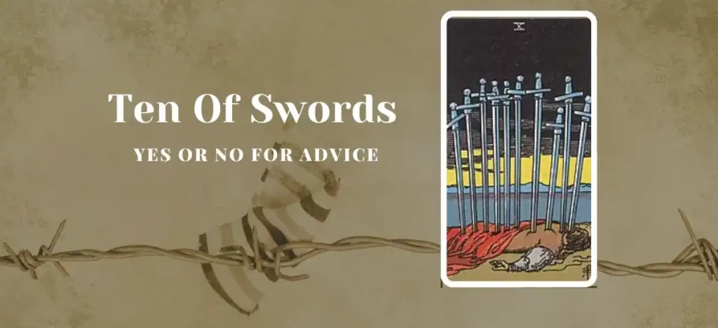 10 of swords yes or no