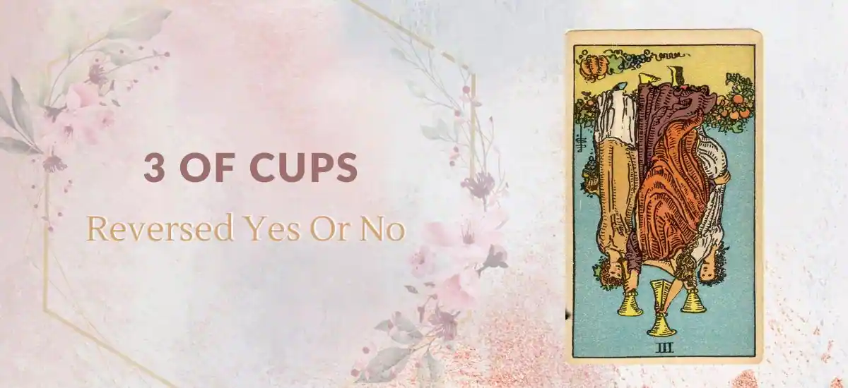 3 Of Cups Yes Or No 