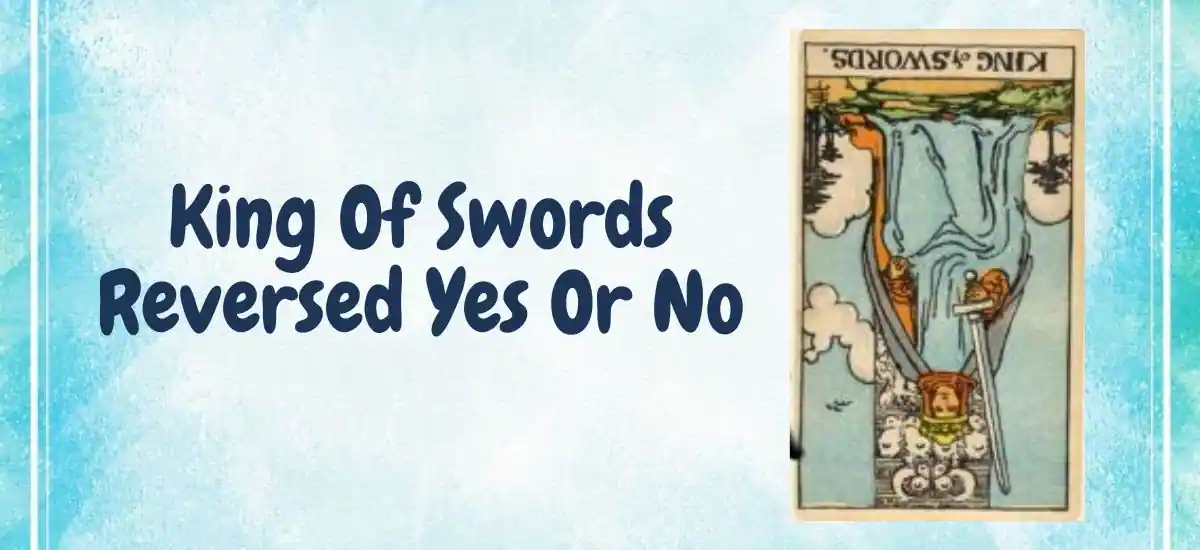 King Of Swords Yes Or No 