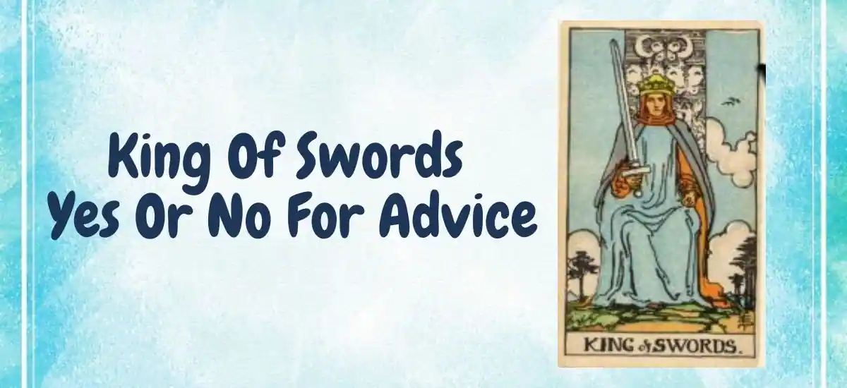 King Of Swords Yes Or No 