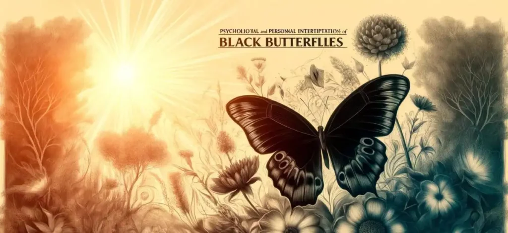Psychological and Personal Interpretations of Black Butterflies